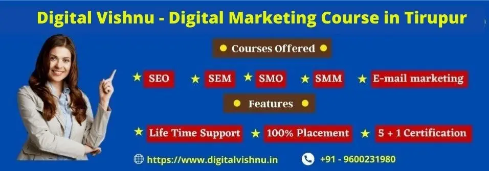 why digital marketing course in tirupur